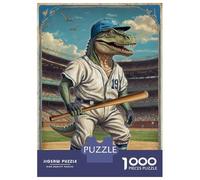 Jigsaw Puzzle 1000 Piece for Teenagers Prehistoric Slugger 19 Puzzles for Adults Fun Games Wall Decoration Stress Reduction Gifts 38x26cm/1000pcs