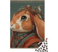 Jigsaw Puzzle 1000 Piece for Teenagers Rabbit Fantasy Art Print Jigsaw for Adults Hands-on Game Wall Decoration Deal As Gifts for The Whole Family 70x50cm/1000pcs