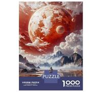 Jigsaw Puzzle 1000 Piece for Teenagers Red Planet Astronaut Jigsaw for Adults DIY Toys Pattern Assembly for Birthday, Chrismas 38x26cm/1000pcs