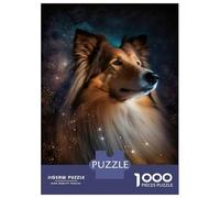 Jigsaw Puzzle 1000 Piece for Teenagers Rough Collie Style 5 Puzzle for Adults Hands-on Game Staycation Kill Time Help The Brain Exercise 70x50cm/1000pcs