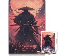Jigsaw Puzzle 1000 Piece for Teenagers Samurai Champloo Cozy Soothing Indoor Downtime Advanced Precision Cut Play Toy Size 38x26cm