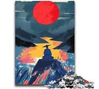 Jigsaw Puzzle 1000 Piece for Teenagers Samurai Meditations Suitable for Couples Educational Games Birthday Gifts 38x52cm