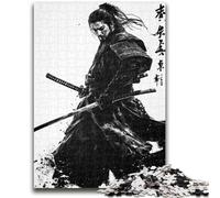 Jigsaw Puzzle 1000 Piece for Teenagers Samurai Warrior Artwork Suitable for Couples Educational Games Birthday Gifts 50x75cm