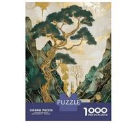 Jigsaw Puzzle 1000 Piece for Teenagers Serene Bonsai Mountains Jigsaw for Adults Relax Games For Family Fun Deal As Gifts for The Whole Family 52x38cm/1000pcs