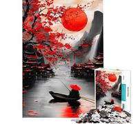 Jigsaw Puzzle 1000 Piece for Teenagers Serenity ﹨u Tranquility Teenager Puzzles Toy Wall Decor Hand Speed Race Help The Brain Exercise (Size 38x26cm)