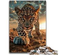 Jigsaw Puzzle 1000 Piece for Teenagers Stalking The Sunset Wild Suitable for Couples Educational Games Birthday Gifts 50x75cm