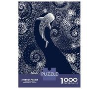 Jigsaw Puzzle 1000 Piece for Teenagers Star Eater in Van Gogh Sty Puzzles for Adults Fun Games Wall Decoration Stress Reduction Gifts 52x38cm/1000pcs