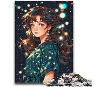 Jigsaw Puzzle 1000 Piece for Teenagers Starry Dreamer︰ Cosmic Elegance A Work of Art for Educational Game Great Gifts And Toys 38x26cm