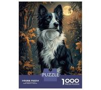 Jigsaw Puzzle 1000 Piece for Teenagers Starry Night Winter Santa Adult Puzzles Fun Games Difficult Challenge Stress Reduction Gifts 38x26cm/1000pcs