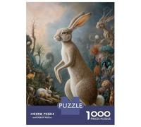 Jigsaw Puzzle 1000 Piece for Teenagers Surreal Rabbit Safari Teenager Puzzles Brain Teaser Game Pattern Assembly Unique Birthday And Gifts 70x50cm/1000pcs