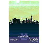 Jigsaw Puzzle 1000 Piece for Teenagers Sydney City Skyline Jigsaws for Adults Hands-on Game Pattern Assembly Unique Birthday And Gifts 52x38cm/1000pcs