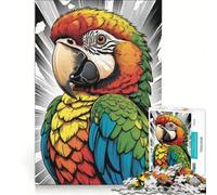 Jigsaw Puzzle 1000 Piece for Teenagers Talking Parrots Relaxing Games Challenging To Complete Improving Love between Couples 38x52cm