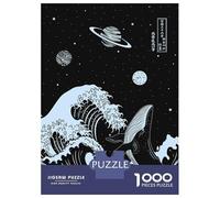 Jigsaw Puzzle 1000 Piece for Teenagers The Great Wave Off Whale Jigsaw for Adults Hands-on Game Difficult Hard Stress Reduction Gifts 52x38cm/1000pcs