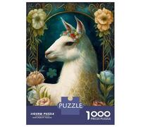 Jigsaw Puzzle 1000 Piece for Teenagers The Llama Adult Puzzles Fun Games Difficult Challenge Stress Reduction Gifts 38x26cm/1000pcs