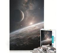 Jigsaw Puzzle 1000 Piece for Teenagers The Outer Planets Relaxing Games Hand Speed Race for Birthday Chrismas 50x75cm