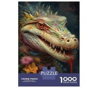 Jigsaw Puzzle 1000 Piece for Teenagers The Strong Crocodile Puzzle for Adults Family Games But Fun And Humorous Unique Birthday And Gifts 38x26cm/1000pcs