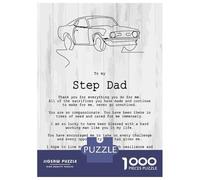 Jigsaw Puzzle 1000 Piece for Teenagers To My Step Dad Jigsaws for Adults Hands-on Game Pattern Assembly Unique Birthday And Gifts 70x50cm/1000pcs