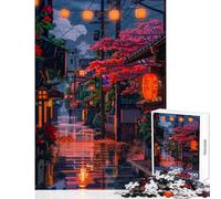 Jigsaw Puzzle 1000 Piece for Teenagers Tokyo Anime Rainy Day Impossible Game Suitable for Couples Toy Wall Decor Help The Brain Exercise (75X50CM)