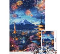 Jigsaw Puzzle 1000 Piece for Teenagers Tokyo Night Splendor Puzzle for Adults Family Games Pattern Assembly Deal As Gifts for The Whole Family (Size 38x52cm)