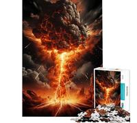 Jigsaw Puzzle 1000 Piece for Teenagers Total Destruction Challenging To Complete Wall Art Educational Game for And 14 Years And over (38x52cm)