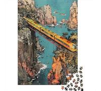 Jigsaw Puzzle 1000 Piece for Teenagers Train Journey Through Mountains Jigsaw for Adults Relax Games For Family Fun Deal As Gifts for The Whole Family 70x50cm/1000pcs