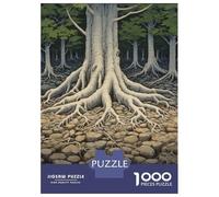 Jigsaw Puzzle 1000 Piece for Teenagers Tree Root Japan Painting Jigsaw for Adults DIY Toys Pattern Assembly for Birthday, Chrismas 38x26cm/1000pcs