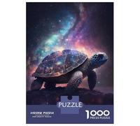 Jigsaw Puzzle 1000 Piece for Teenagers Turtle in Space Jigsaws for Adults Hands-on Game Pattern Assembly Unique Birthday And Gifts 38x26cm/1000pcs