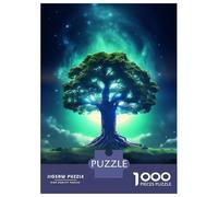 Jigsaw Puzzle 1000 Piece for Teenagers Universe Tree Puzzle for Adults Hands-on Game Staycation Kill Time Help The Brain Exercise 38x26cm/1000pcs