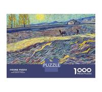 Jigsaw Puzzle 1000 Piece for Teenagers Van Gogh Plowing Farmer Jigsaw for Adults Relax Games For Family Fun Deal As Gifts for The Whole Family 70x50cm/1000pcs