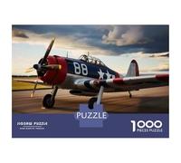 Jigsaw Puzzle 1000 Piece for Teenagers Vintage WWII Aircraft Model Kit Jigsaw for Adults Hands-on Game Difficult Hard Stress Reduction Gifts 38x26cm/1000pcs