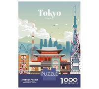 Jigsaw Puzzle 1000 Piece for Teenagers Visiting Tokyo Jigsaw for Adults Relax Games For Family Fun Deal As Gifts for The Whole Family 70x50cm/1000pcs