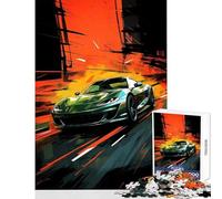 Jigsaw Puzzle 1000 Piece for Teenagers Watercolor Fast Waves Jigsaws for Adults Puzzle Stress Reliever Help The Brain Exercise Family Fun & Game Night (50x75cm)