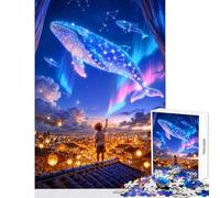 Jigsaw Puzzle 1000 Piece for Teenagers Where Dreams Take Flight Impossible Game Suitable for Couples Toy Wall Decor Help The Brain Exercise (38X26CM)