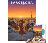 Jigsaw Puzzle 1000 Piece for Teenagers Whimsy in Pastel Horizons Fun at Home Activities, Presents for Women Relax Games Suitable for Ages 14 And Up (38x52cm)