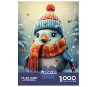 Jigsaw Puzzle 1000 Piece for Teenagers Winter Bird Puzzle for Adults Hands-on Game Staycation Kill Time Help The Brain Exercise 38x26cm/1000pcs