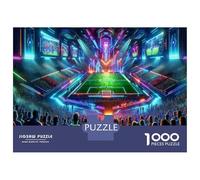 Jigsaw Puzzle 1000 Piece Futuristic Soccer Stadium Puzzles for Adults Family Game Improve Memory Deal As Gifts for The Whole Family 52x38cm/1000pcs