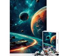 Jigsaw Puzzle 1000 Piece Galactic Voyage Puzzles for Teenagers Improve Memory Educational Challenge Challenging Game And Family Play (38x52cm)