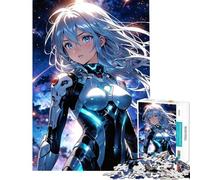 Jigsaw Puzzle 1000 Piece Galactic Warrior︰ Dawn of The Star Guardian Help The Brain Exercise Home Decoration Family Game for 14+ Puzzle Game Offered (38x52cm)