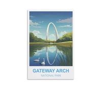 Jigsaw Puzzle 1000 Piece，Gateway Arch National Park Jigsaw Puzzles for Adults 1000 Piece, Classic Puzzle Teens Boys Girls Puzzles 38x26cm