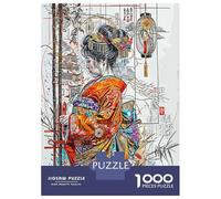 Jigsaw Puzzle 1000 Piece Geisha And Japanese Puzzles for Adults Relax Games Stress Reliever Deal As Gifts for The Whole Family 38x26cm/1000pcs
