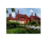 Jigsaw Puzzle 1000 Piece，Gilbert White's House，Classic Puzzle DIY Kit Wood Toy Unique Gift Home Decor（75x50cm）-AQ60