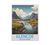 Jigsaw Puzzle 1000 Piece，Glencoe, Scotland，Classic Puzzle Adult Puzzle DIY Kit Paper Toy Unique Gift Modern Home Decor（38x26cm）-HC99