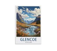 Jigsaw Puzzle 1000 Piece Glencoe Scotland Puzzle 1000 Pieces Wood Puzzle Adult Children'S Educational Toy Family Decompression Game 38x52cm