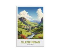 Jigsaw Puzzle 1000 Piece，Glenfinnan Scotland Jigsaw Puzzles for Adults 1000 Piece, Classic Puzzle Teens Boys Girls Puzzles 52x38cm