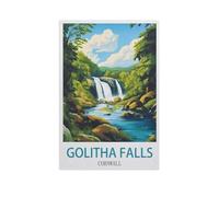 Jigsaw Puzzle 1000 Piece，Golitha Falls Cornwall，Classic Puzzle DIY Kit Paper Toy Unique Gift Home Decor（50x70cm）-FY16