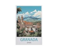 Jigsaw Puzzle 1000 Piece，Granada Spain，Adult Puzzle DIY Kit Paper Puzzle Modern Home Decor Unique Gift（50x70cm）-II52
