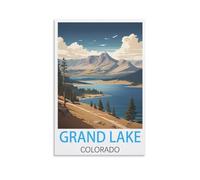 Jigsaw Puzzle 1000 Piece，Grand Lake Colorado Classic Puzzle Kids Puzzle Challenging And Difficult Puzzles for Adults And Teens 52x38cm