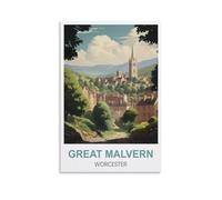 Jigsaw Puzzle 1000 Piece，Great Malvern Worcester Classic puzzle 3D puzzle diy kit paper toys unique gift residential culture 38x26cm