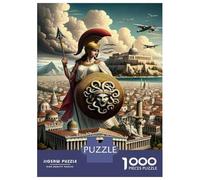 Jigsaw Puzzle 1000 Piece Greece Mythology Art Print Puzzles for Adults Brain Teaser Game But Fun And Humorous Deal As Gifts for The Whole Family 38x26cm/1000pcs