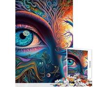 Jigsaw Puzzle 1000 Piece Growing Third Eye Puzzles for Teenagers Improve Memory Educational Challenge Challenging Game And Family Play (38x52cm)